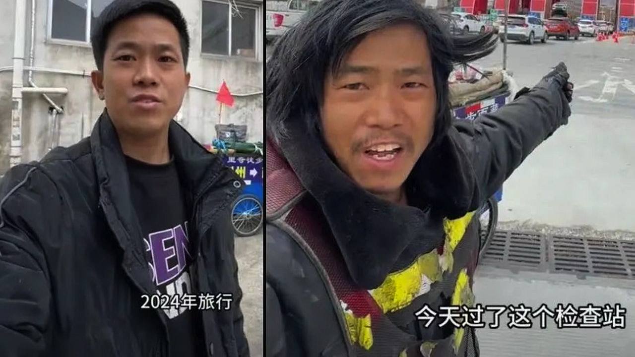 中国90后男徒步333日3300公里抵拉萨，容貌惊人巨变如5旬流浪汉（组图） - 1