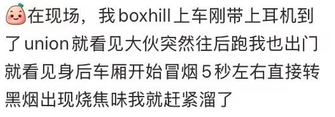 现场直击！ Box Hill车厢起火， 浓烟滚滚！ 线路瘫痪， 大批华人被困（组图） - 6