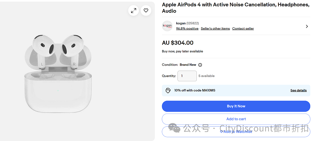 【eBay】Apple AirPods 4 特卖（组图） - 1