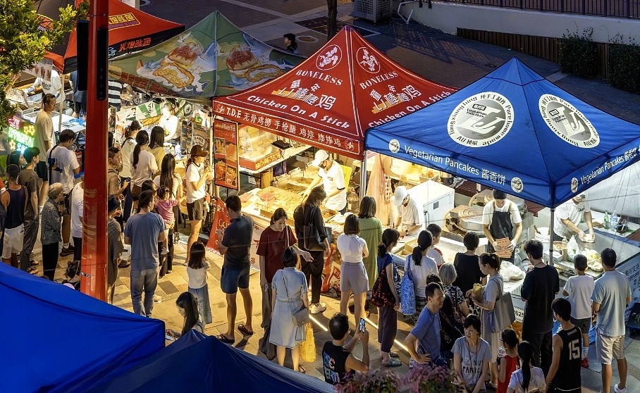 好市围第三届夜市广场举行！吸引数千市民体验饮食文化（组图） - 2