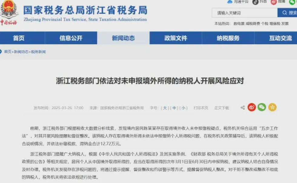 华人注意：中国官方公告严查个人境外报税！有人要补交上百万（组图） - 4