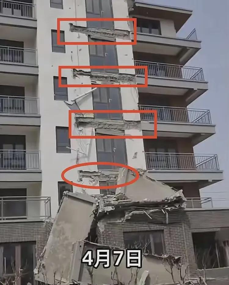 炸裂！山东威海一小区6层阳台整体垮塌坠落！居民：交付仅4年（组图） - 3