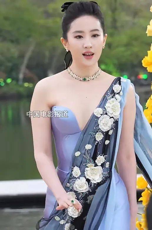 又胖了！38岁“微胖”刘亦菲红毯被嘲，热搜沸腾了...（组图） - 7