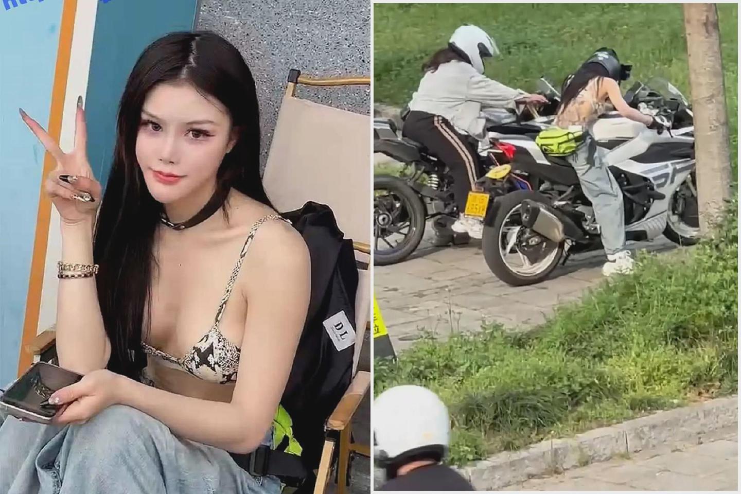 重机女神被曝是“情色骑行媛”！性爱影像流出（视频/组图） - 1