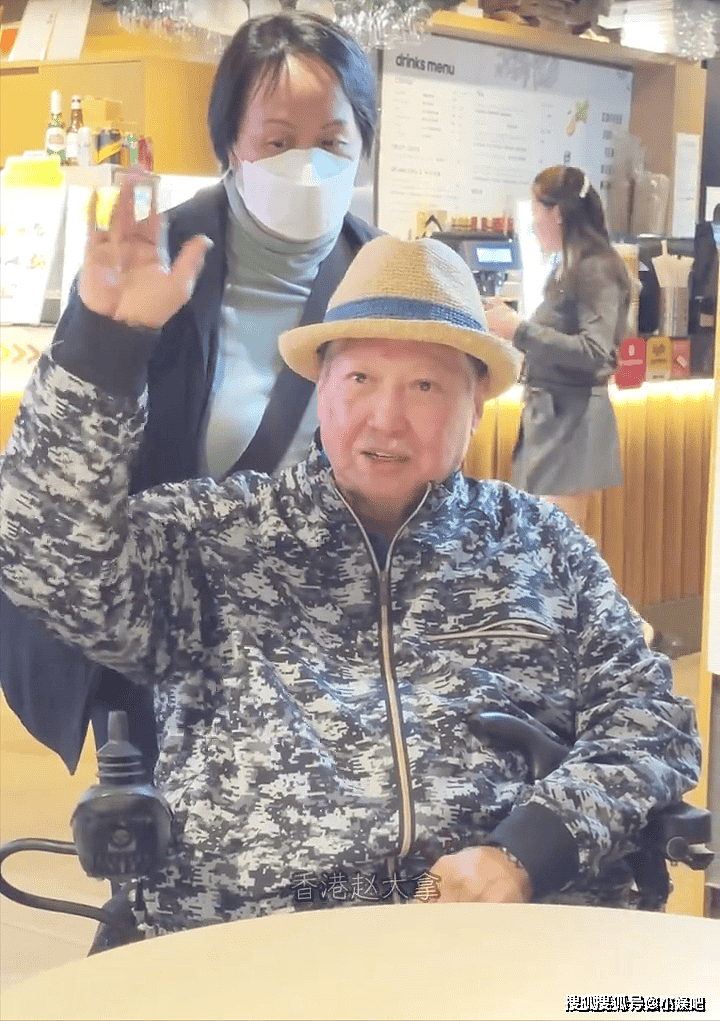 73岁洪金宝独自坐轮椅买肉 银发苍苍无人陪（图） - 7