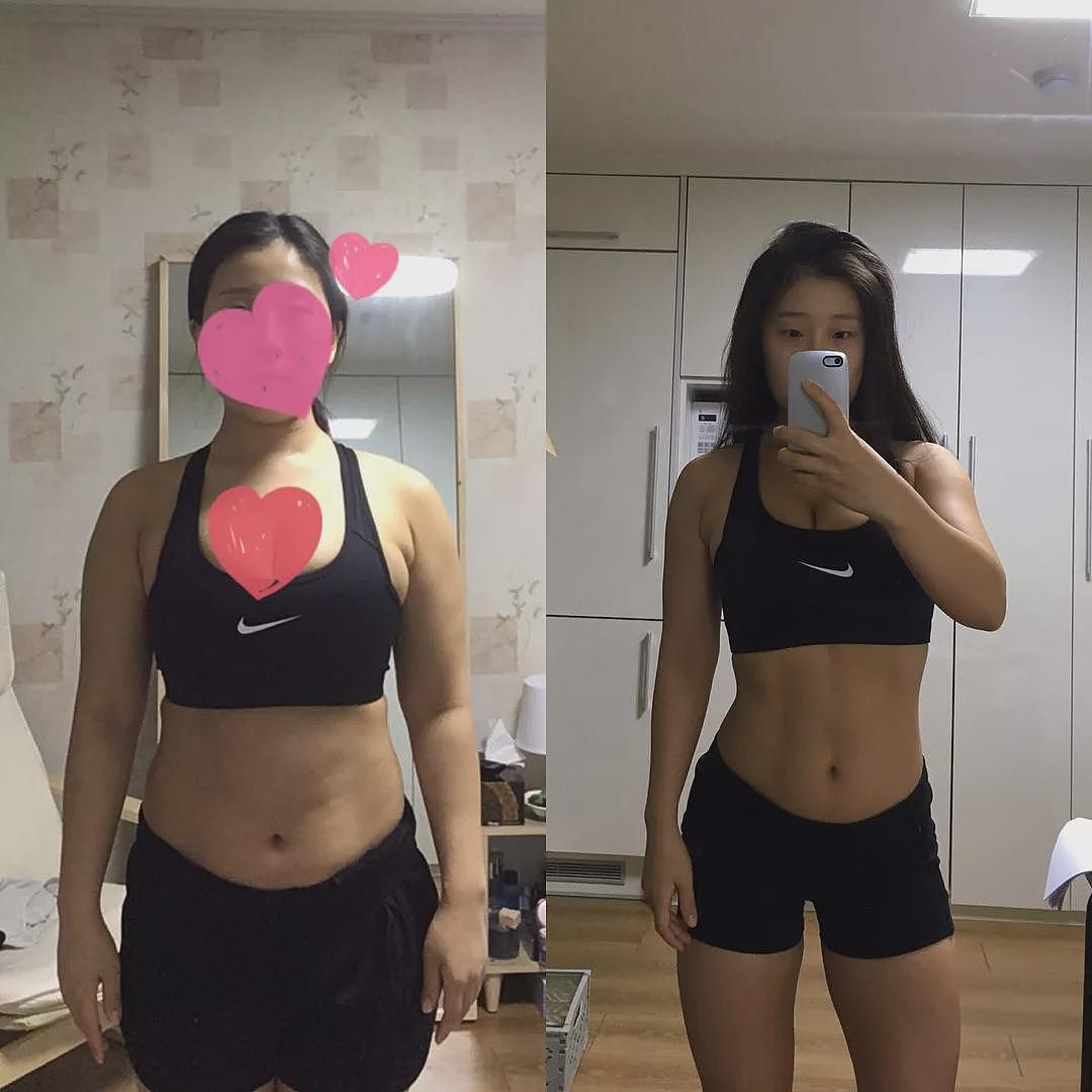 【美女】她用6个月，从“大腹婆”逆袭成马甲线女神（组图） - 2