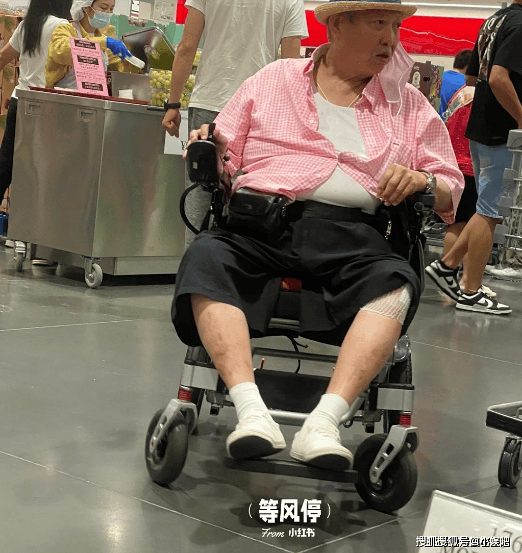 73岁洪金宝独自坐轮椅买肉 银发苍苍无人陪（图） - 10
