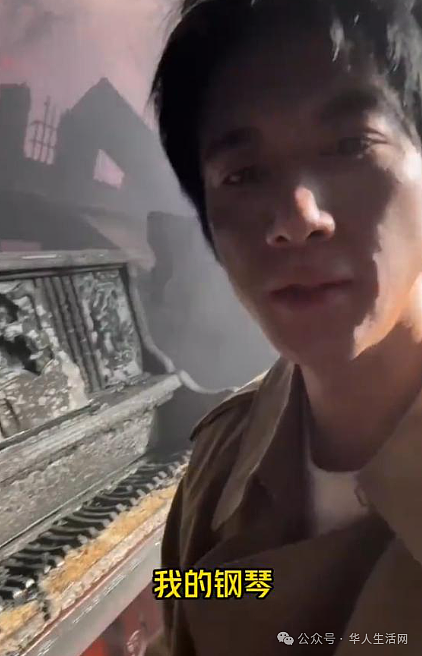 意外!王力宏MV拍摄烧伤脸部,现场烧毁价值不菲钢琴画面曝光(组图) - 2