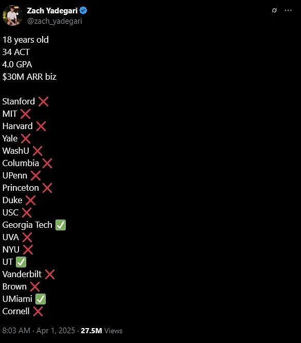 18岁天才:高考近满分,创业成功身价3千万,申请大学却连挂15次!网友:确实该挂...(组图) - 3