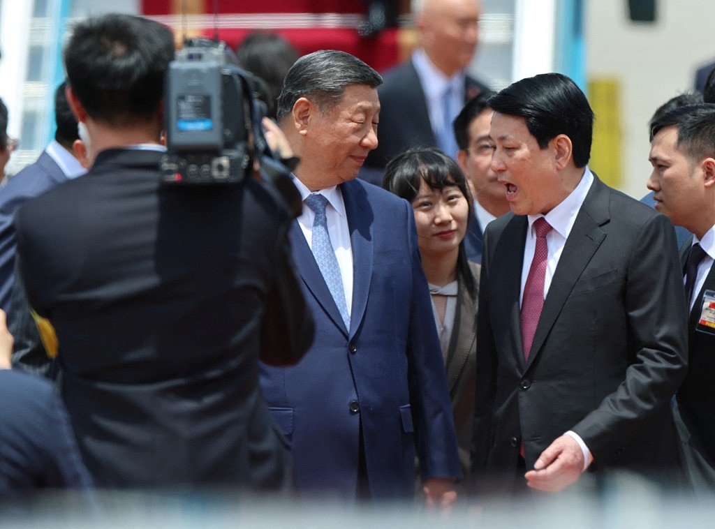 习近平晤越共总书记签45份合作文件，呼吁共同反对单边霸凌行径（视频/组图） - 2