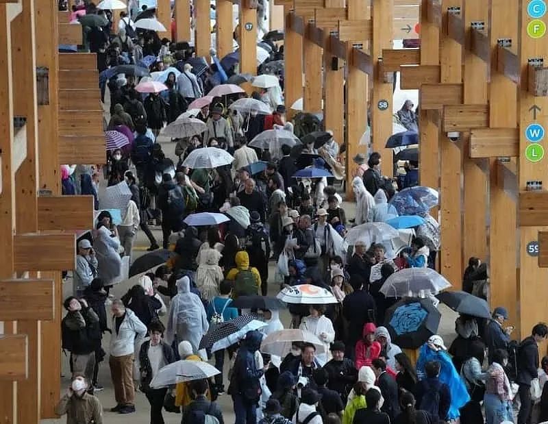 大阪世博会秒变翻车现场！屋顶各种漏雨，印度馆甚至都没造好....（组图） - 9