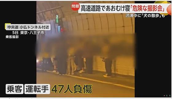 中国女子躺在日本高速路上摆拍,还遛狗、散步,引600万人围观被骂上了日推!(组图) - 10