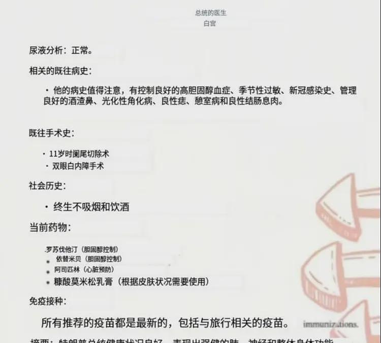 特朗普年度体检报告发布：一生不烟不酒，却一直在用四种药物（组图） - 9