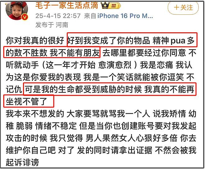 百万网红跨国夫妻离婚风波升级！女方自曝被家暴，男方当孩子面动手（组图） - 5