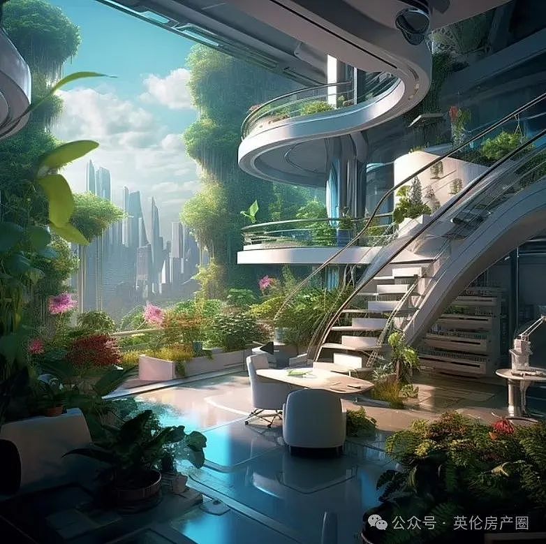 让AI畅想一下25年后的普通住宅长啥样？它交出了这样的答卷......（组图） - 13