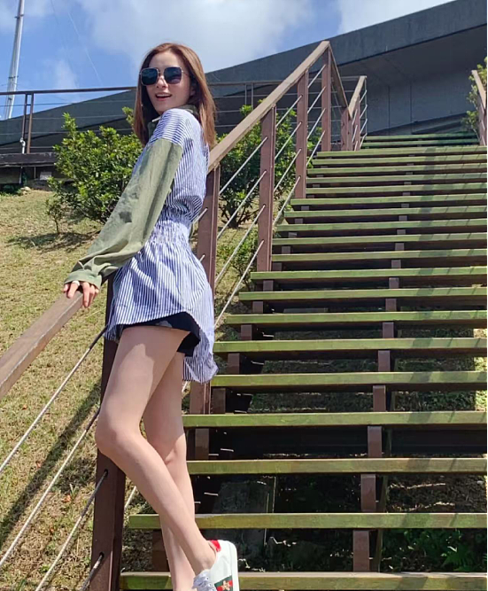 TVB“最美女配”晒42寸长腿，产后靠美体修型逆袭（组图） - 6