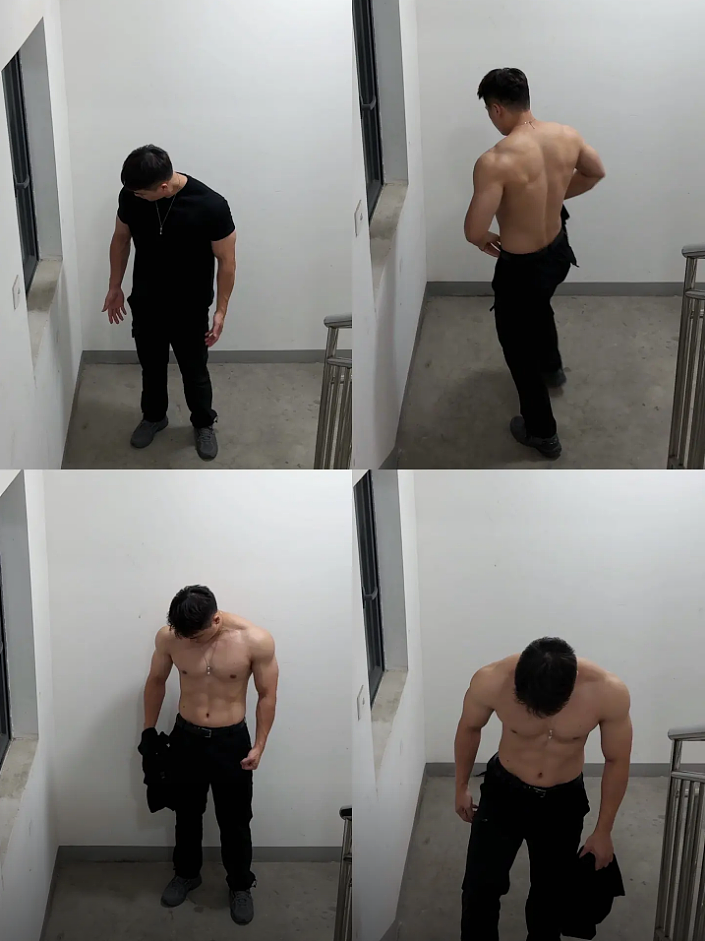 【帅哥】28岁深圳健身网红，饱满圆肩与清晰腹肌，这脂包肌谁能不爱啊（组图） - 23
