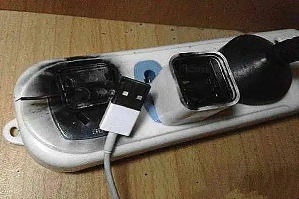一家人出门没拔充电器被烧光！当事人：无家可归（组图） - 6