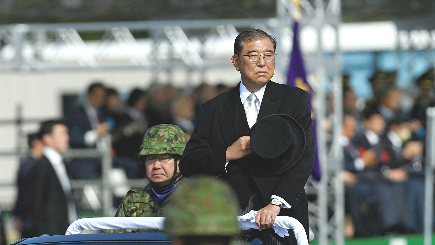 石破茂以日本首相名义向靖国神社供奉祭品（组图） - 2