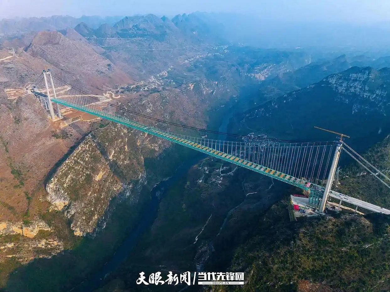 花江峡谷大桥引美媒关注:让悉尼海港大桥失色的中国又一壮举(组图) - 4