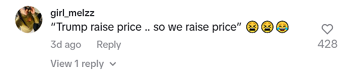 美国网友真绷不住了!关税涨一圈后发现自己只吃得起中餐了,结果现在中餐馆也涨疯了(组图) - 16