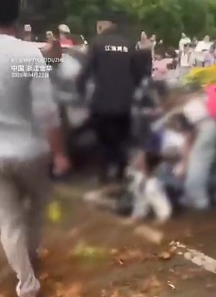 惨不忍睹!网传浙江小学门口汽车冲撞人群,现场尖叫声不断,满地是血(视频/组图) - 4