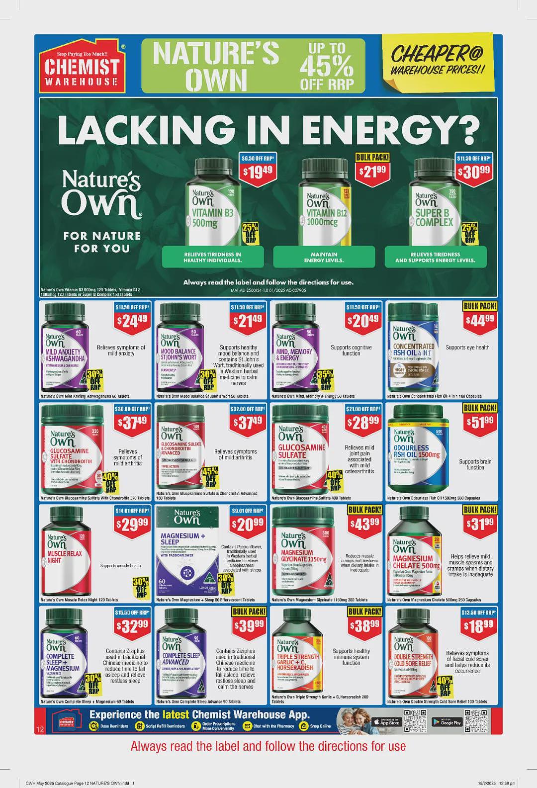 大量半价那种！【Chemist Warehouse】药店4月24日至5月11日优惠目录（组图） - 10