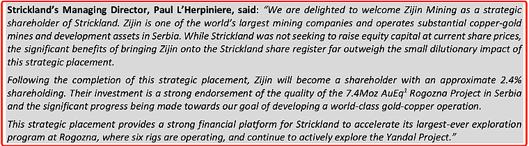【异动股】紫金矿业战略入股澳交所上市金矿公司Strickland Metals (ASX：STK) - 3