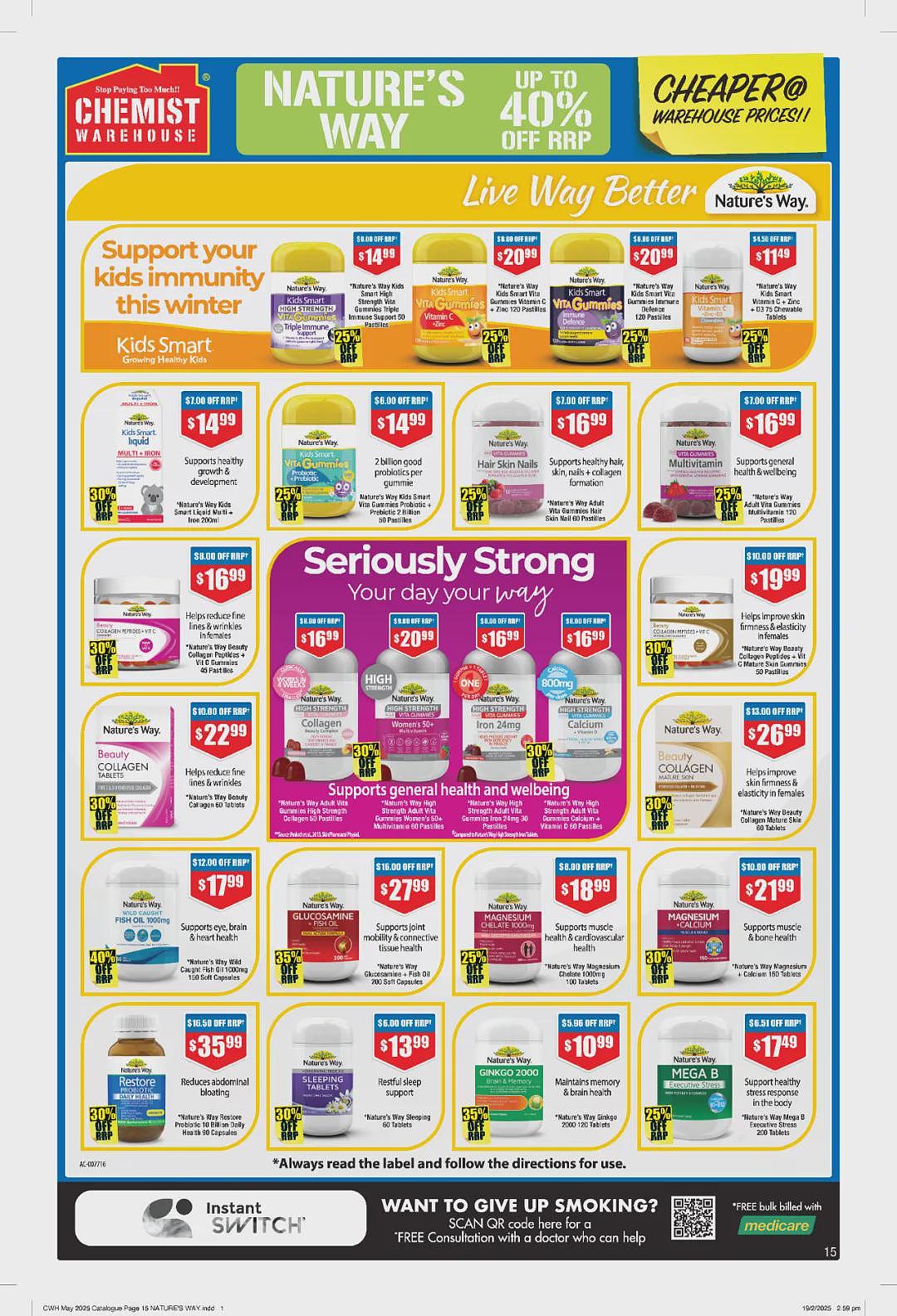 大量半价那种！【Chemist Warehouse】药店4月24日至5月11日优惠目录（组图） - 13