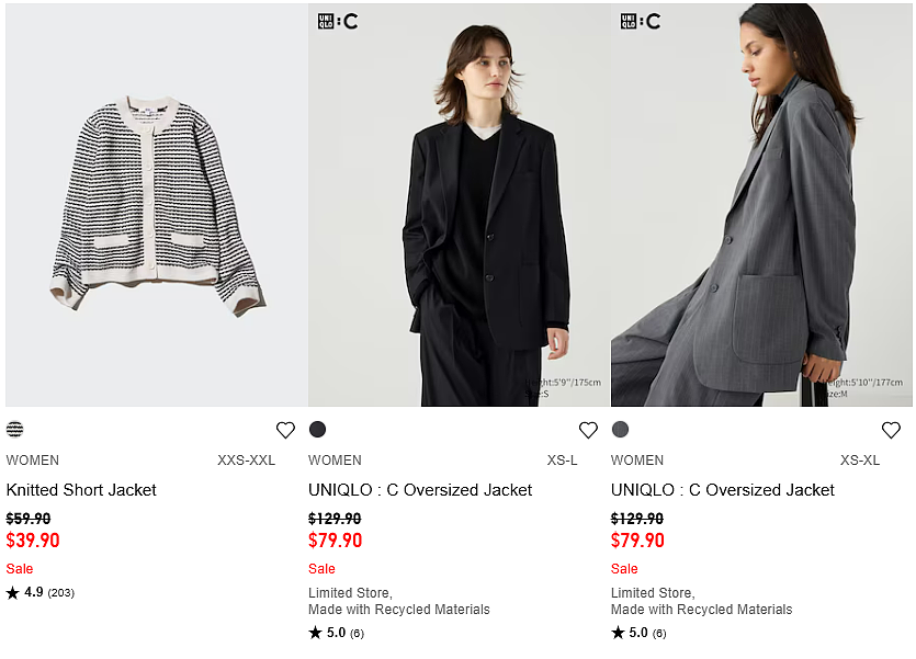 低至3折起！Uniqlo优衣库秋冬特卖开始！女式风衣、针织开衫便宜啦（组图） - 1