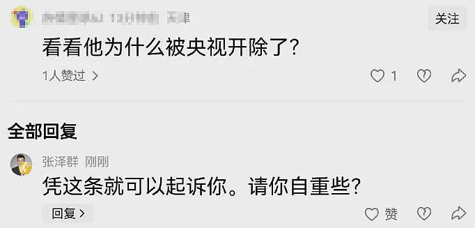 知名主持人否认被央视开除，发文怒斥：污蔑（组图） - 2