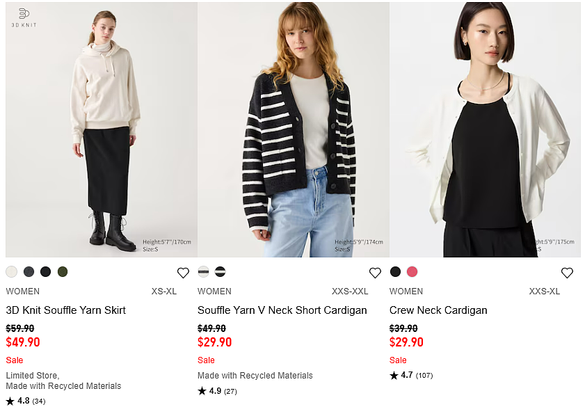 低至3折起！Uniqlo优衣库秋冬特卖开始！女式风衣、针织开衫便宜啦（组图） - 6