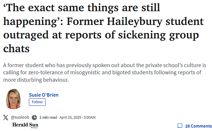 澳媒曝光！Haileybury女生说出在学校的屈辱经历…家长们炸了！（组图） - 1