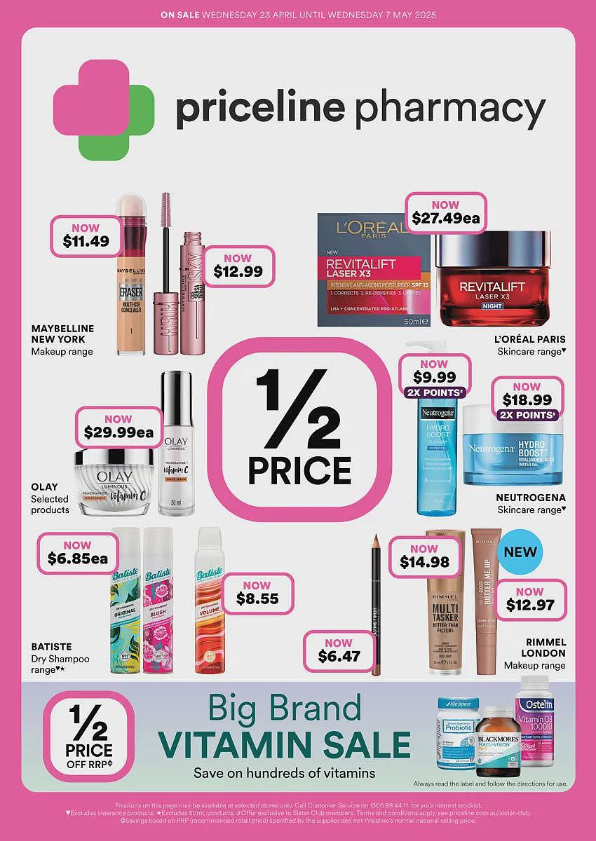 入秋要洁面！【Priceline】最新一期优惠目录（组图） - 1