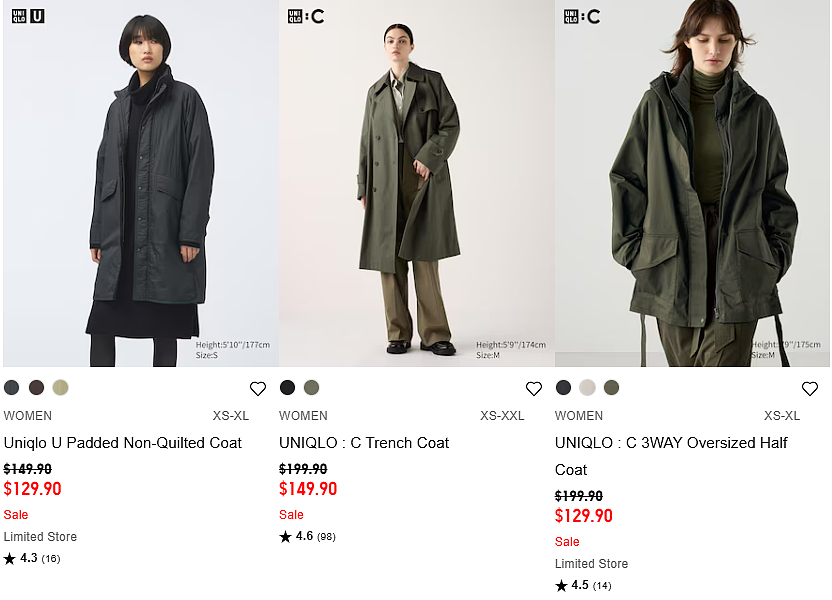 低至3折起！Uniqlo优衣库秋冬特卖开始！女式风衣、针织开衫便宜啦（组图） - 3