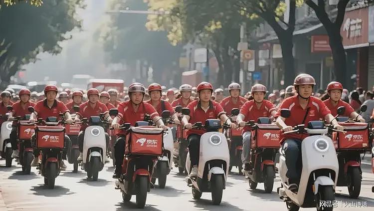 震撼！宿迁人民果然是刘强东的后盾，外卖市场全都变成了一片红…（组图） - 2
