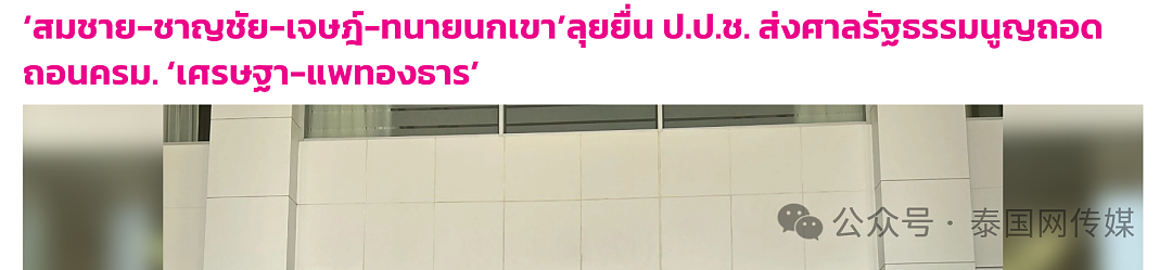 泰国总理住院后,他立即发起“撤职总理,解散内阁”(组图) - 5