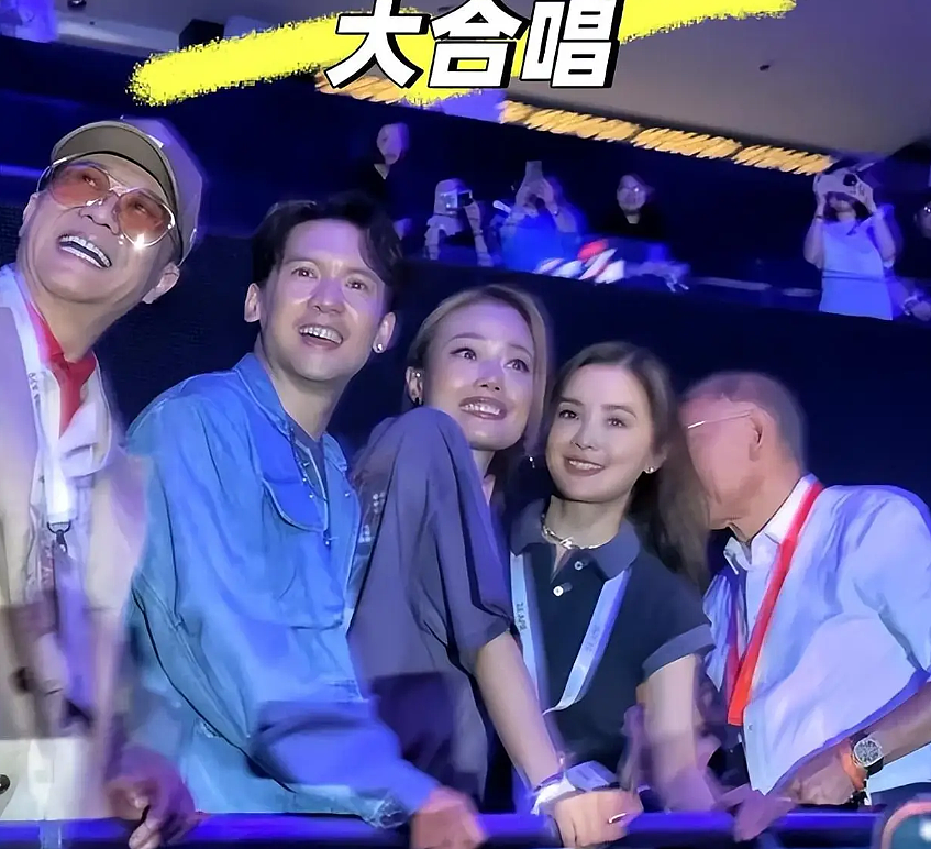 高燃!谢霆锋开演唱会,半个娱乐圈都来了!对着王菲唱定情曲,女方激动捧场(组图) - 3