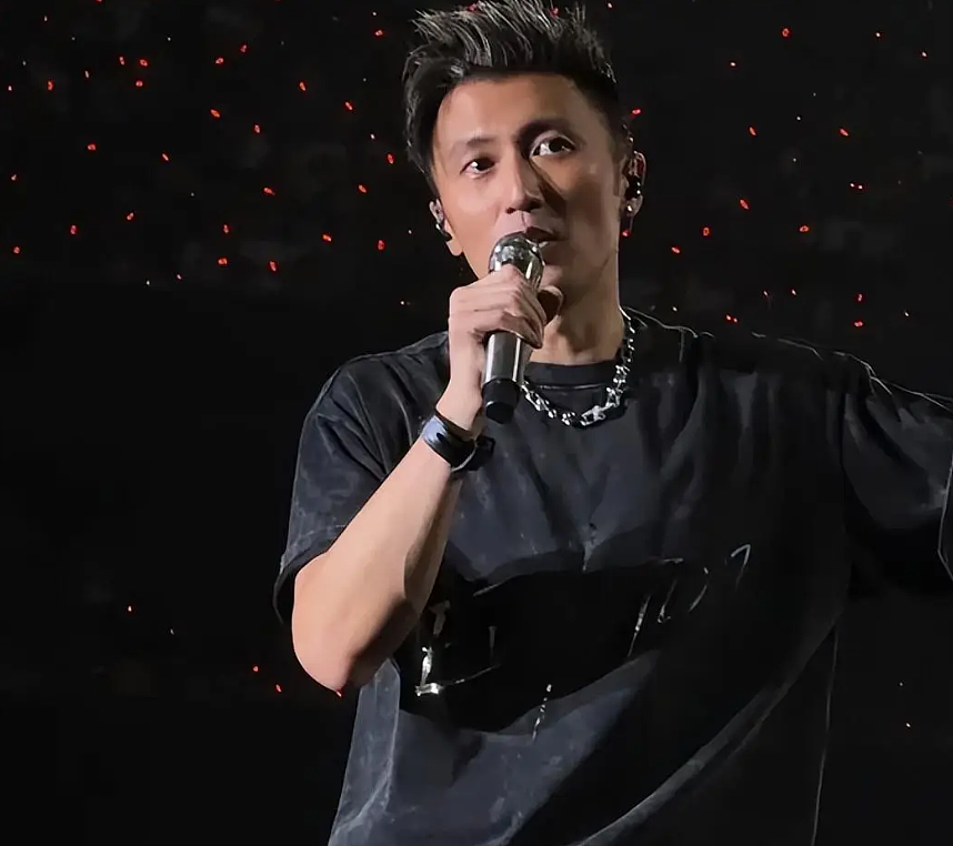 高燃!谢霆锋开演唱会,半个娱乐圈都来了!对着王菲唱定情曲,女方激动捧场(组图) - 7