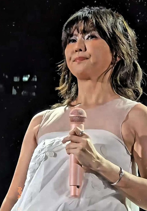 孙燕姿穿麻袋裙开唱被嘲发福?网友吵翻:46岁该不该有双下巴?(组图) - 2
