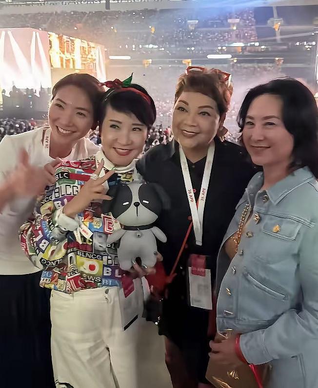 何超琼观看谢霆锋演唱会,前夫许晋亨也在,55岁李嘉欣被人搀扶(组图) - 7