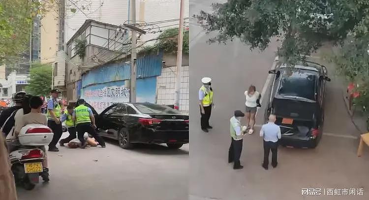 曝钦州一女司机故意在校门外开快车，一天先后两次，疑欲故意冲撞学生（视频/组图） - 1