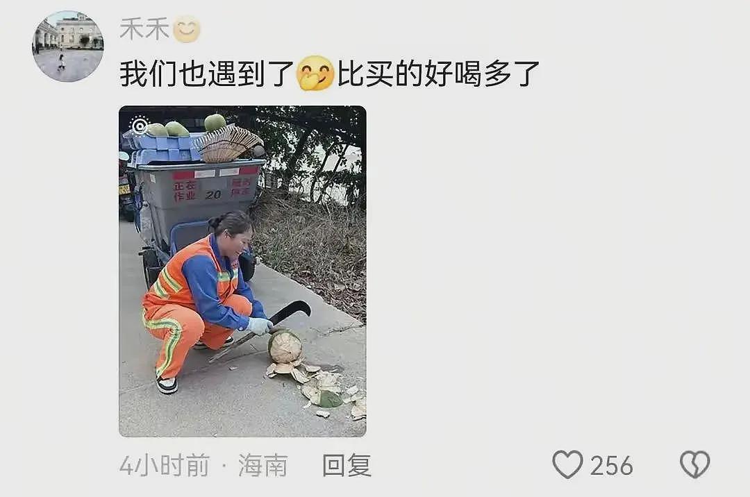 环卫阿姨两刀砍出40万赞,文旅半年宣传白干(组图) - 4