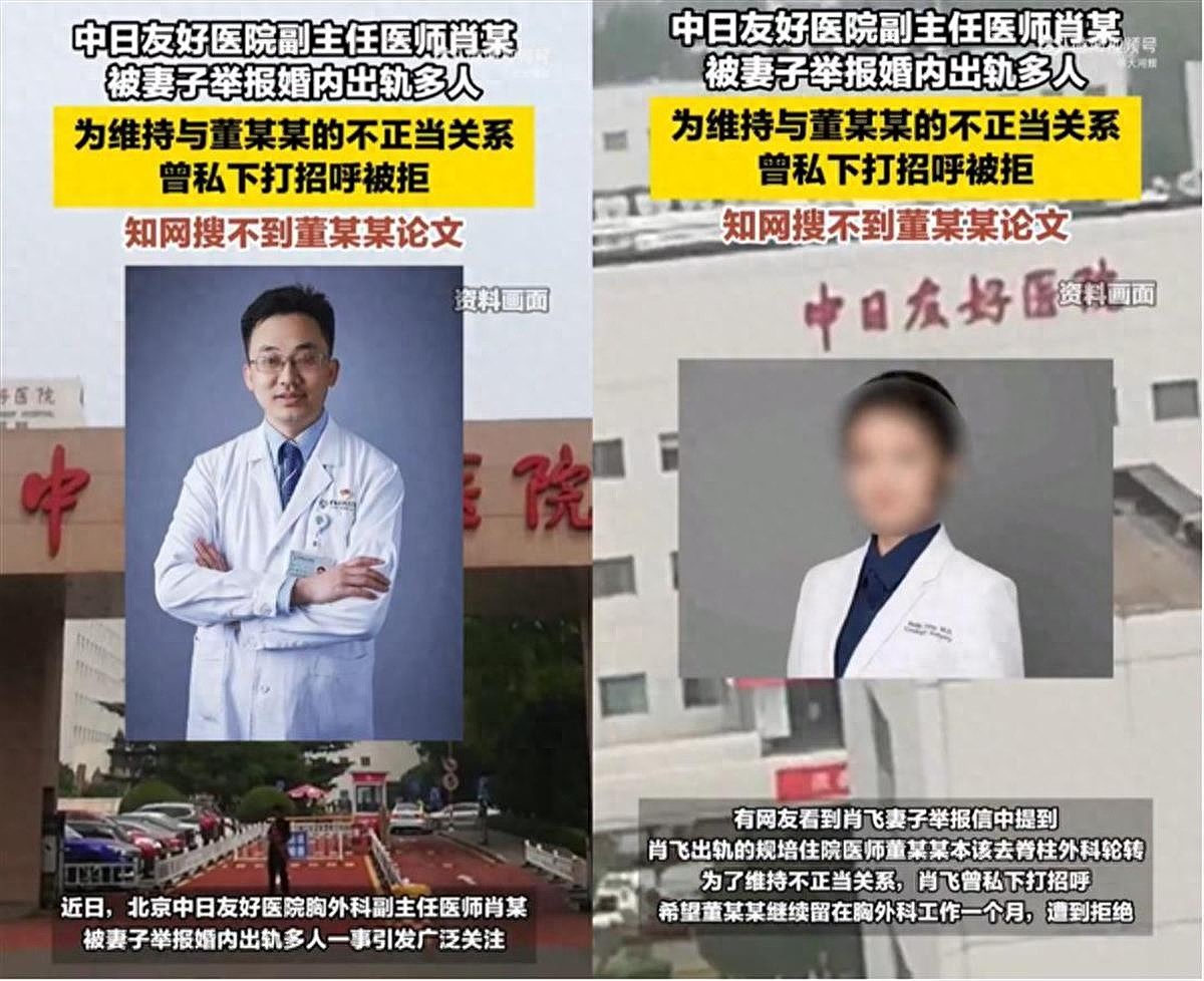 中日友好医院医生出轨意外曝光特权网络！胡锡进也开炮了（组图） - 1