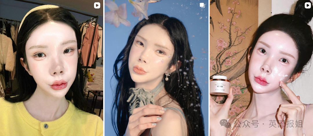 奥地利白女网红梦想当韩国美女,竟全脸爆改缝单眼皮整成塑料人?网友:看着都渗人(组图) - 13