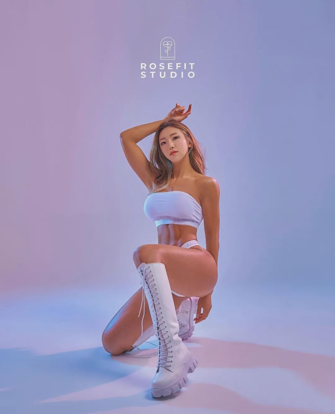 【美女】36D+大长腿+蜜桃臀，一身惊艳线条凸显完美曲线，网友：这才是真正的健身女神（组图） - 33