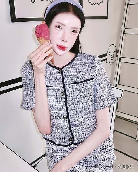 奥地利白女网红梦想当韩国美女,竟全脸爆改缝单眼皮整成塑料人?网友:看着都渗人(组图) - 4