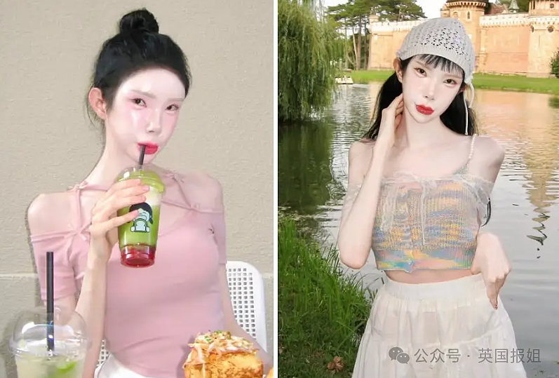 奥地利白女网红梦想当韩国美女,竟全脸爆改缝单眼皮整成塑料人?网友:看着都渗人(组图) - 1