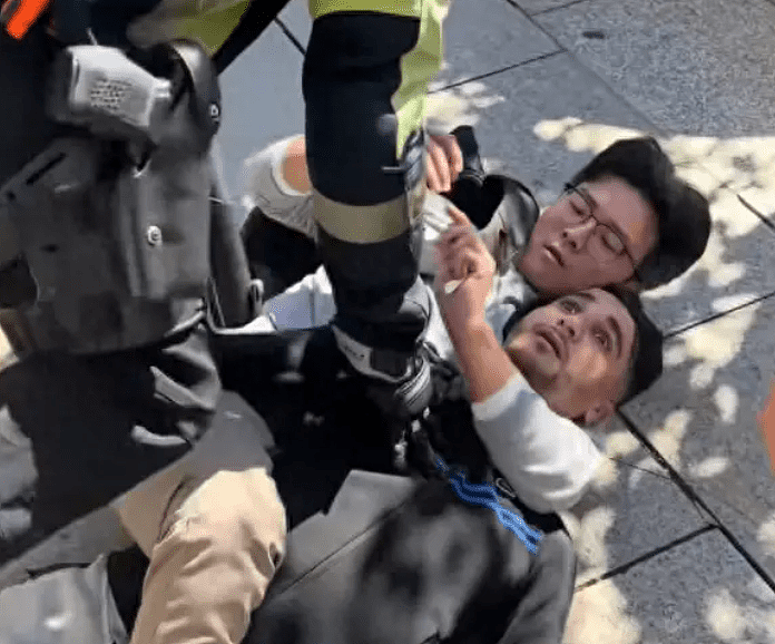 山东男子西班牙锁喉抓小偷，当地警察点赞路人齐拍掌（视频/组图） - 5