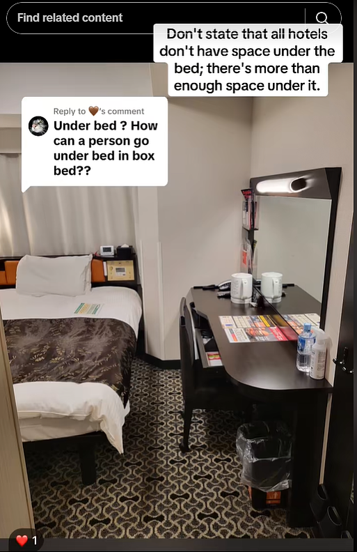 模特妹子去日本旅游住酒店，闻到一股怪味！她趴下一看，在床底看见一双眼睛（组图） - 7